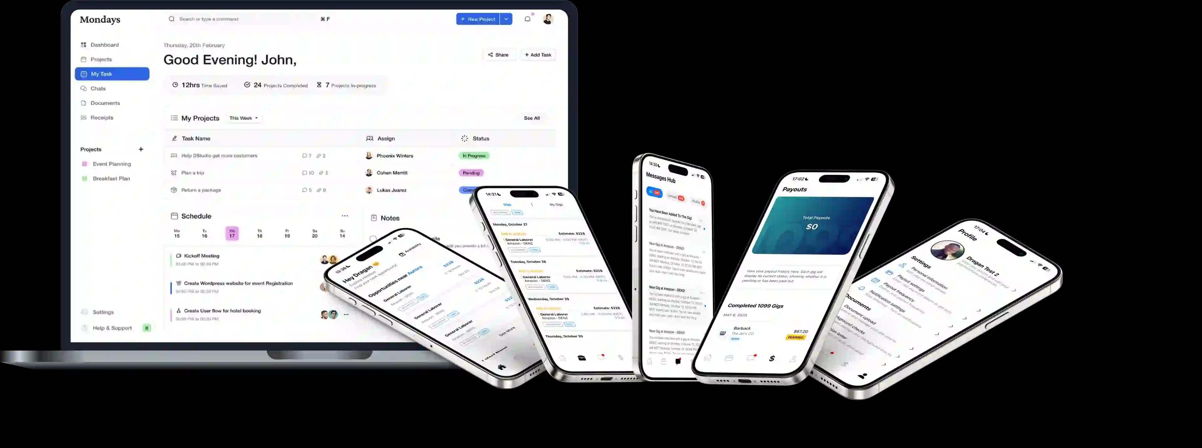 Events and venue support services