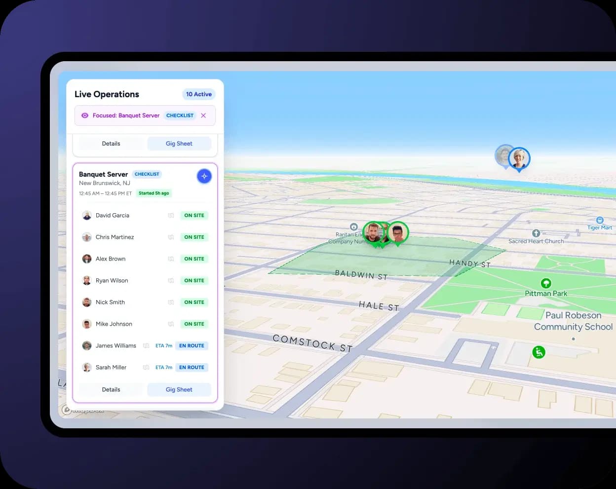 Real-Time Tracking From Confirmation to Clock-Out