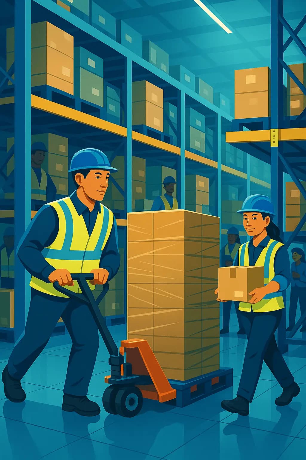 Save money by keeping the work moving illustration